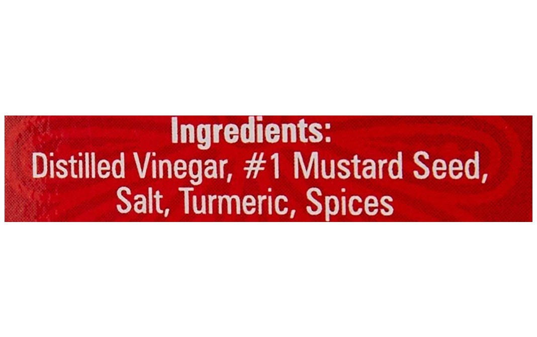 Abbie's Mustard American Yellow    Bottle  397 grams